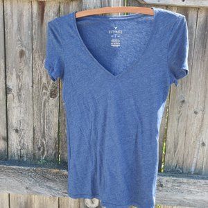 American Eagle Ultimate T T-Shirt blue Size XS